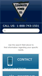 Mobile Screenshot of clearwaterpower.com