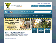 Tablet Screenshot of clearwaterpower.com